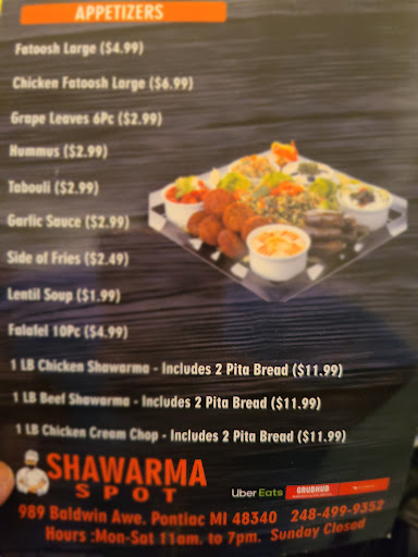 Photo of Shawarma Spot - 989 Baldwin Ave, Pontiac, MI 48340, USA